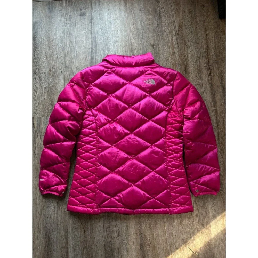 The North Face Girls XL 18 Aconcagua 550 Puffer Jacket Goose Down Coat Hot Pink